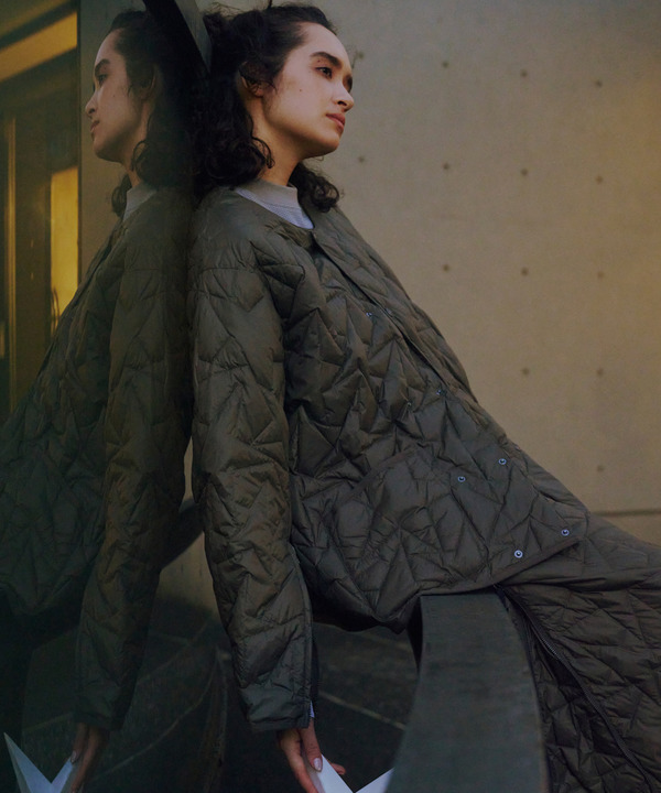 【TAION】MILITARY STAR★ QUILTING JACKET(UNISEX) 詳細画像 1