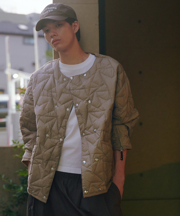 【TAION】MILITARY STAR★ QUILTING JACKET(UNISEX) 詳細画像 2