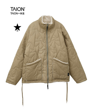 【TAION】MILITARY STAR★ QUILTING ＆ BOA REVERSIBLE STAND JACKET(UNISEX)