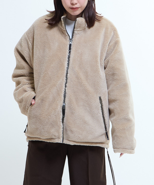 【TAION】MILITARY STAR★ QUILTING ＆ BOA REVERSIBLE STAND JACKET(UNISEX) 詳細画像 22