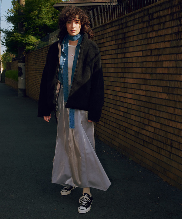 【TAION】MILITARY STAR★ QUILTING ＆ BOA REVERSIBLE STAND JACKET(UNISEX) 詳細画像 8