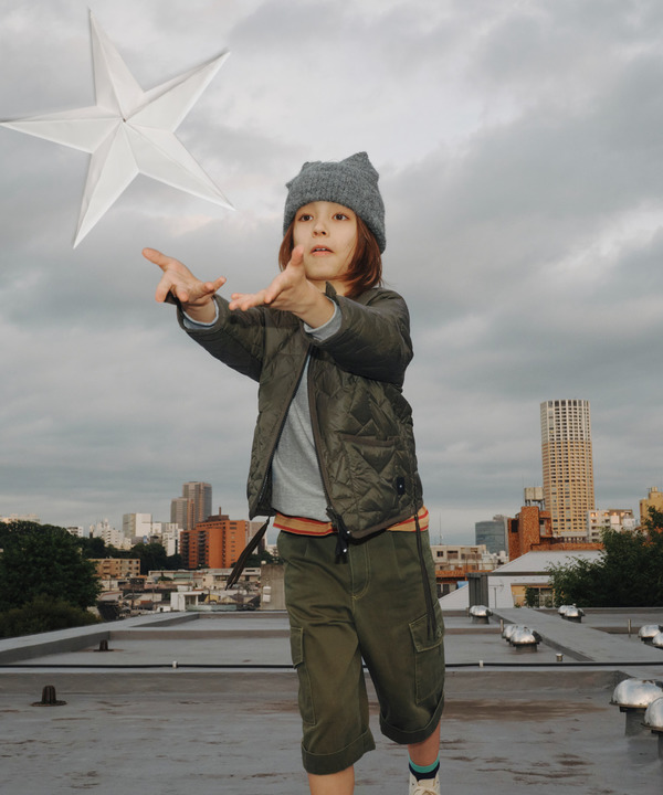 【TAION】MILITARY STAR★ QUILTING JACKET(KIDS) 詳細画像 2
