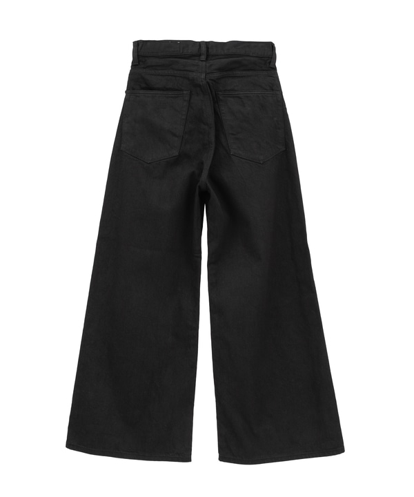 【KURO】WIDE DENIM PANTS / BLACK 詳細画像 1