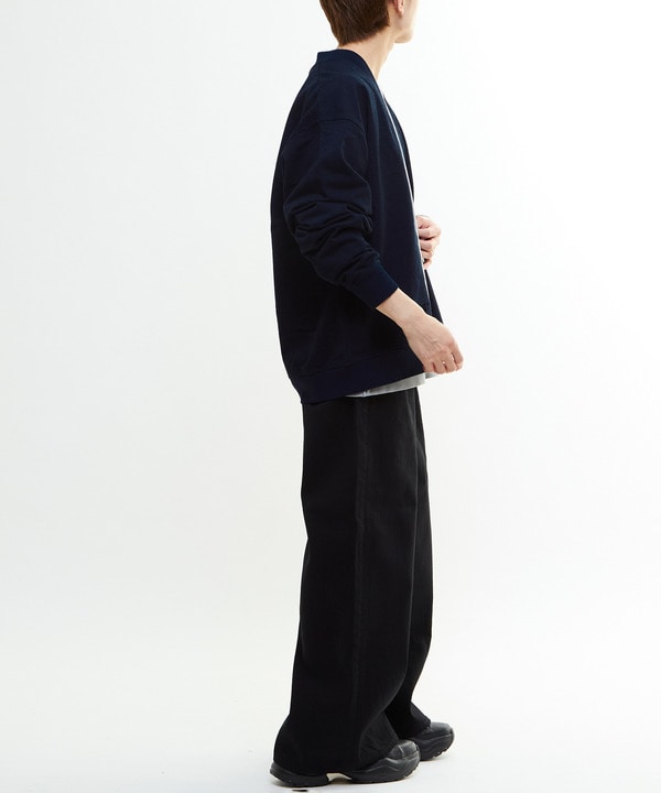 【KURO】WIDE DENIM PANTS / BLACK 詳細画像 11