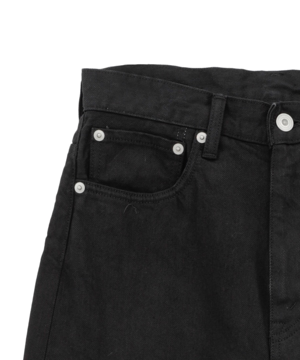 【KURO】WIDE DENIM PANTS / BLACK 詳細画像 2