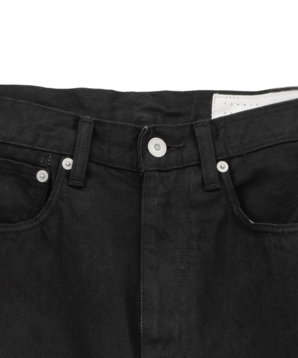 【KURO】WIDE DENIM PANTS / BLACK 詳細画像 3
