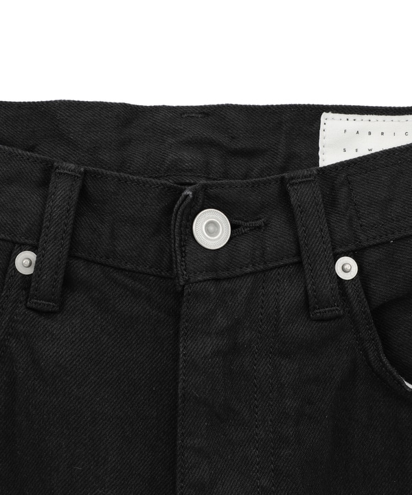 【KURO】WIDE DENIM PANTS / BLACK 詳細画像 4
