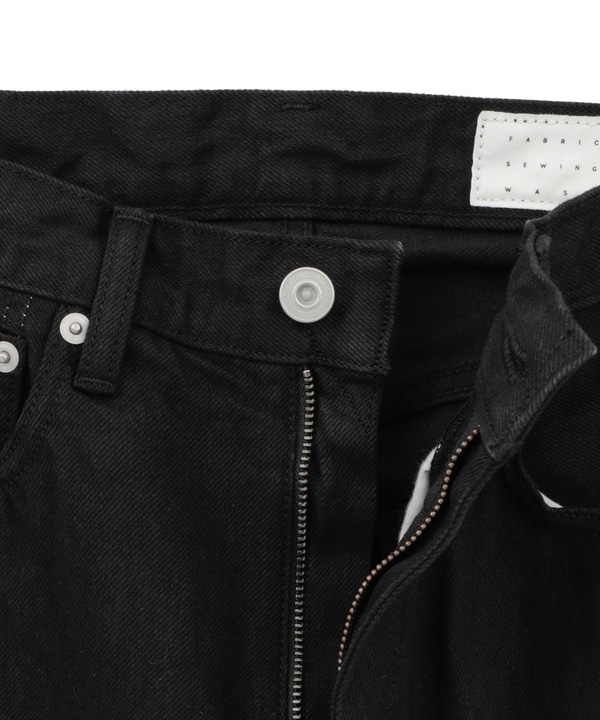 【KURO】WIDE DENIM PANTS / BLACK 詳細画像 5