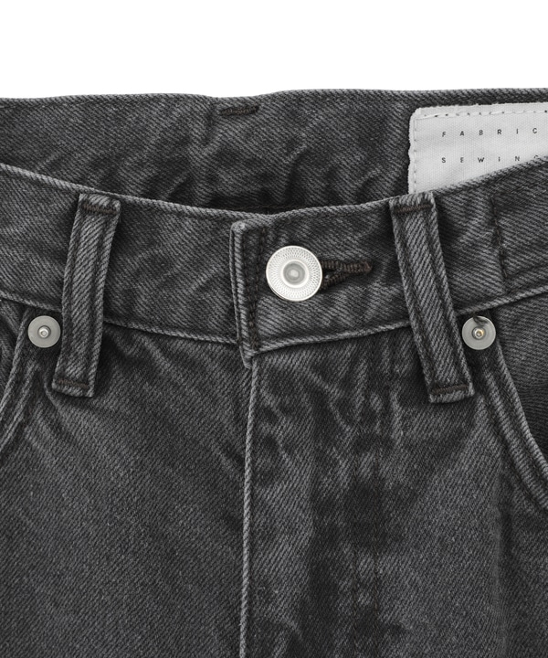 【KURO】WIDE DENIM PANTS / GREY 詳細画像 4