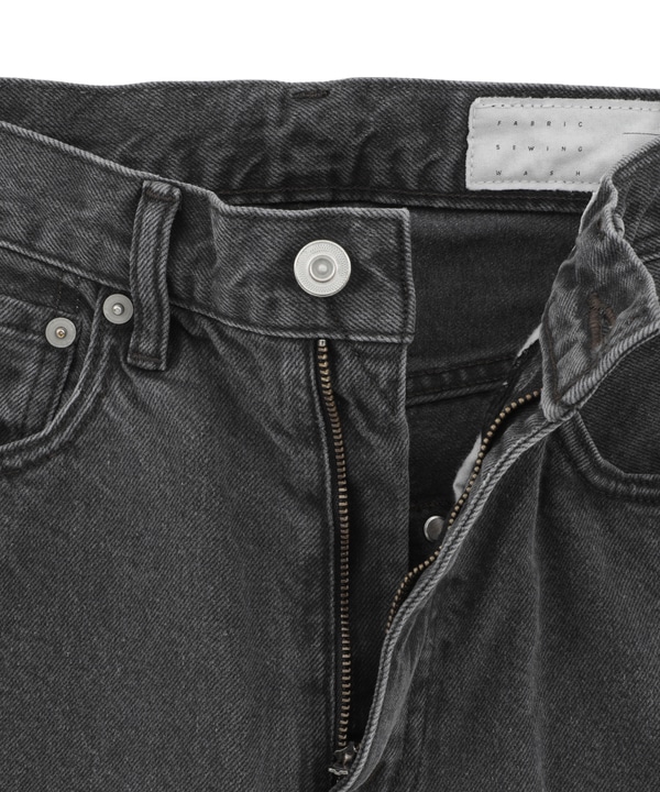 【KURO】WIDE DENIM PANTS / GREY 詳細画像 5
