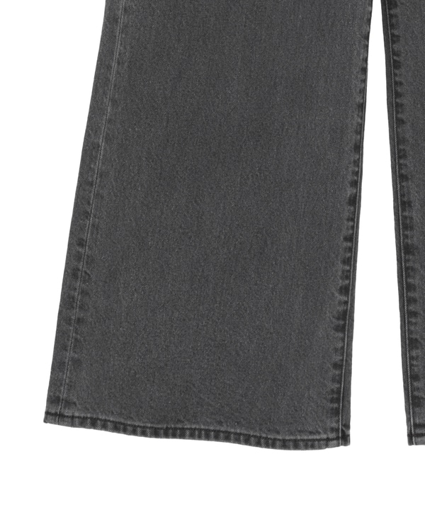 【KURO】WIDE DENIM PANTS / GREY 詳細画像 7