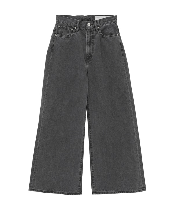 【KURO】WIDE DENIM PANTS / GREY 詳細画像 チャコールグレー 1