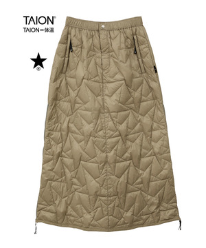 【TAION】MILITARY STAR★ QUILTING SKIRT