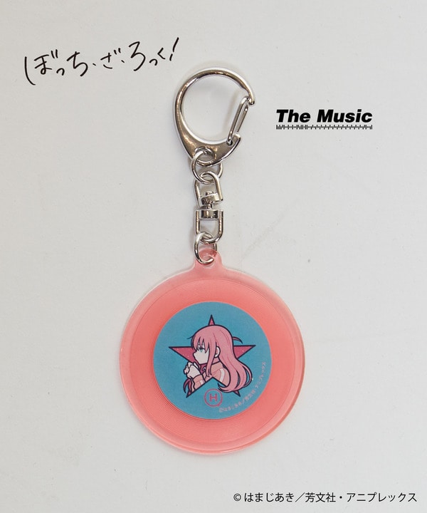 アニメ【ぼっち・ざ・ろっく！】【美好よしみ】【The Music】GRAPHIC MUSIC KEY HOLDER 詳細画像 ピンク 1