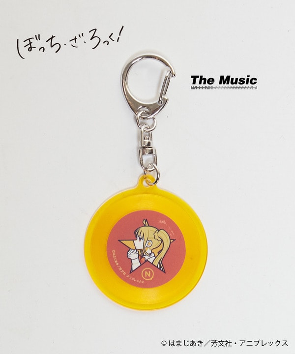 アニメ【ぼっち・ざ・ろっく！】【美好よしみ】【The Music】GRAPHIC MUSIC KEY HOLDER 詳細画像 イエロー 1