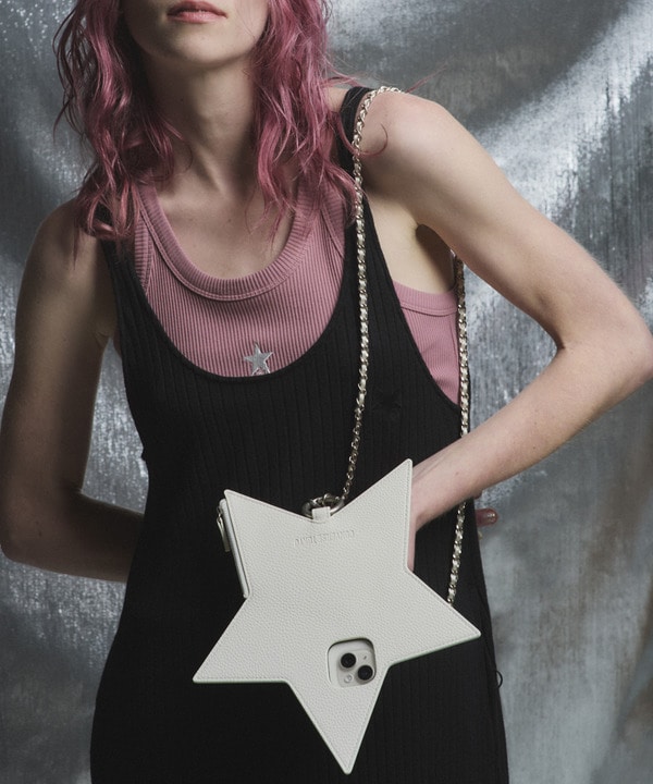 【ajew】STAR★ SHOULDER PHONE CASE 詳細画像 1