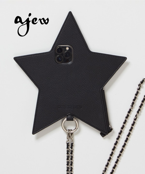 【ajew】STAR★ SHOULDER PHONE CASE 詳細画像 ブラック 1
