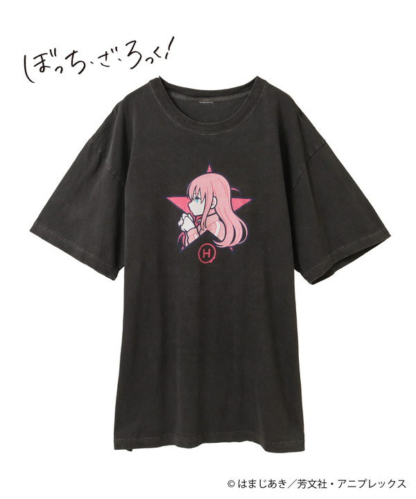 アニメ【ぼっち・ざ・ろっく！】【美好よしみ】GRAPHIC TEE 詳細画像 ピンク 1