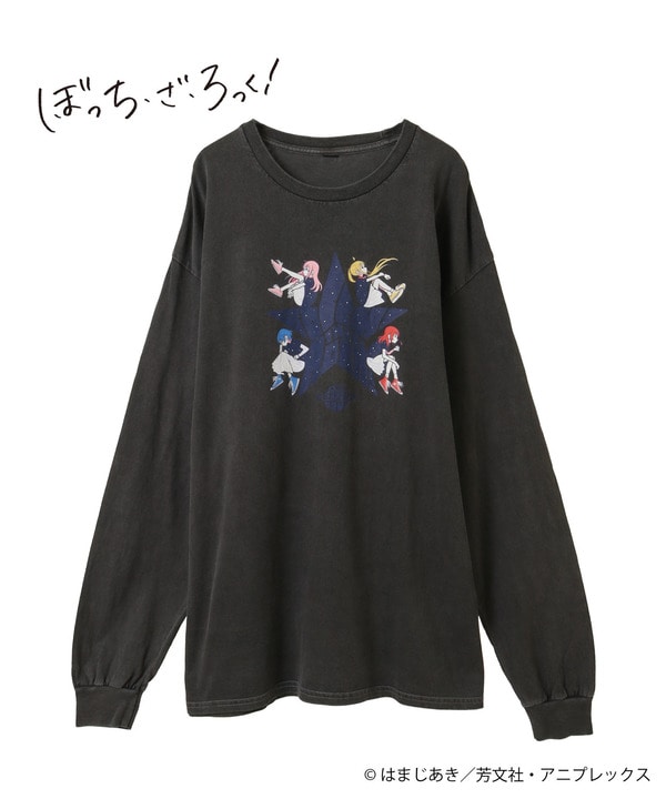 アニメ【ぼっち・ざ・ろっく！】【美好よしみ】「結束バンド」GRAPHIC LONGSLEEVE TEE 詳細画像 ブラック 1