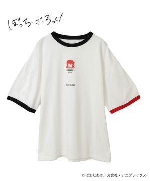 アニメ【ぼっち・ざ・ろっく！】【HUMAN ROBOT】GRAPHIC RINGER TEE