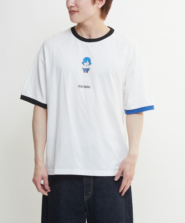 アニメ【ぼっち・ざ・ろっく！】【HUMAN ROBOT】GRAPHIC RINGER TEE(UNISEX) 詳細画像 10