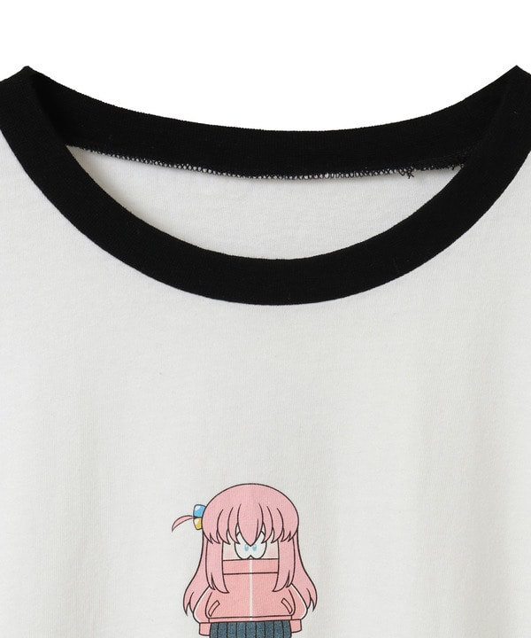 アニメ【ぼっち・ざ・ろっく！】【HUMAN ROBOT】GRAPHIC RINGER TEE 詳細画像 3