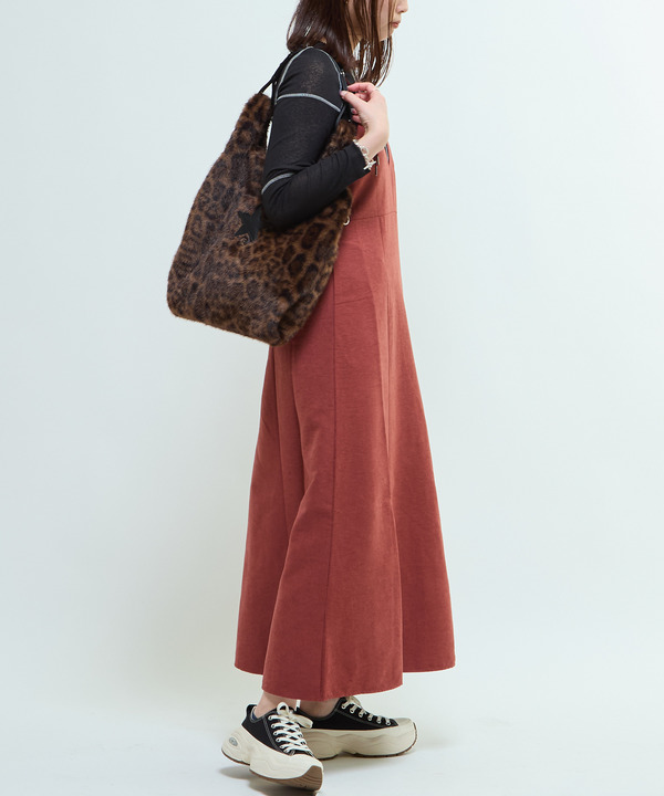 PEACH POPLIN CAMISOLE DRESS 詳細画像 2