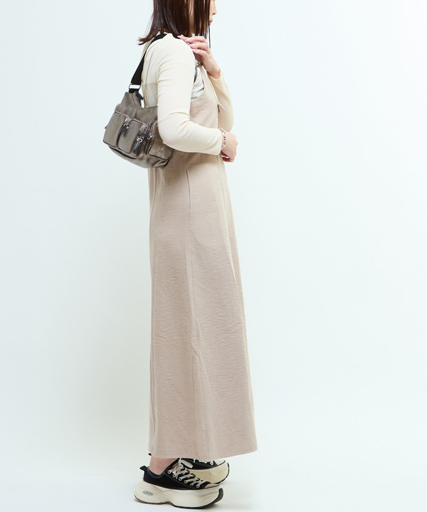 PEACH POPLIN CAMISOLE DRESS 詳細画像 6