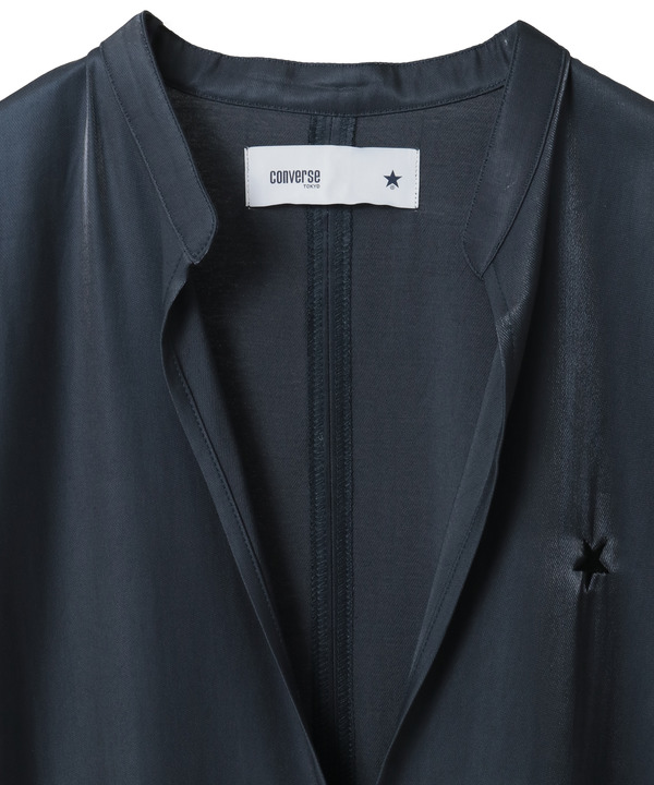STAR★ CUT SATIN DRAPED DRESS 詳細画像 7