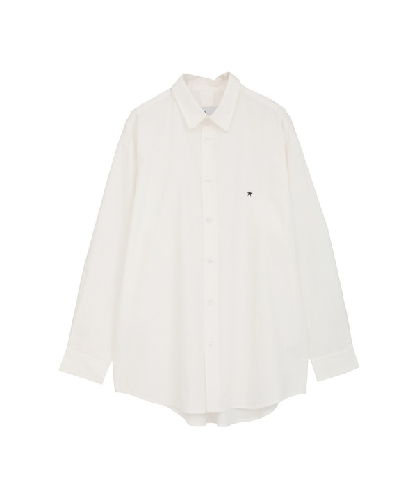 STAR★ ONEPOINT OVERSIZED SHIRT 詳細画像 ホワイト 1
