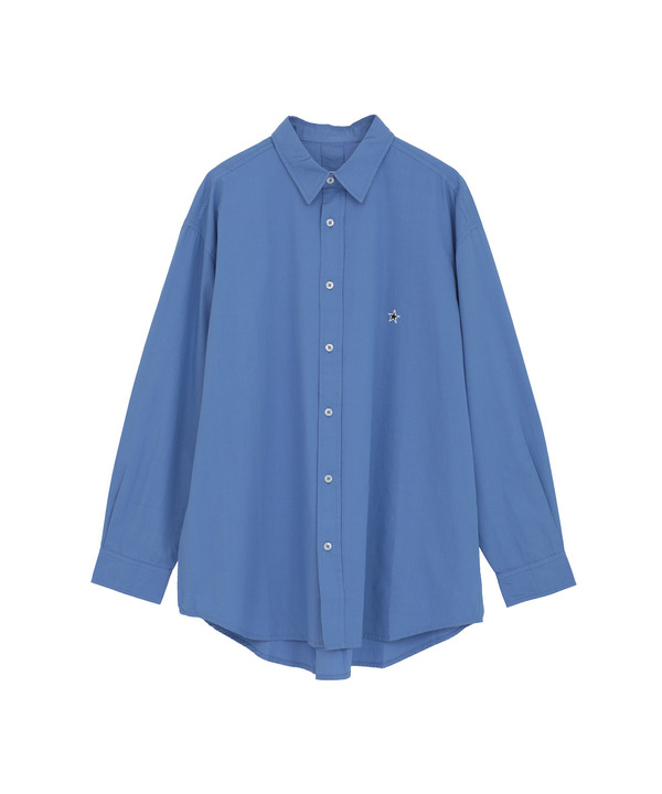 STAR★ ONEPOINT OVERSIZED SHIRT 詳細画像 ブルー 1