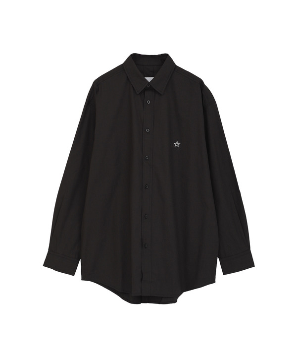 STAR★ ONEPOINT OVERSIZED SHIRT 詳細画像 ブラック 1
