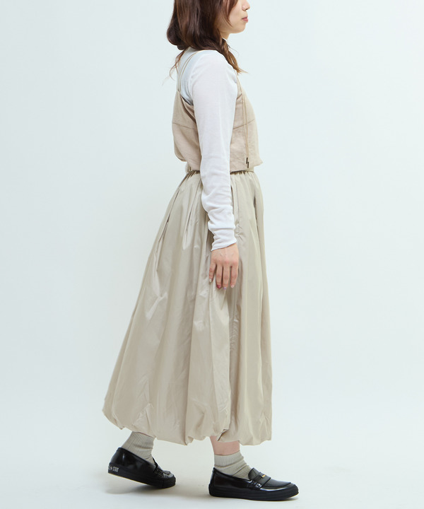 PEACH POPLIN CAMISOLE BUSTIER 詳細画像 2
