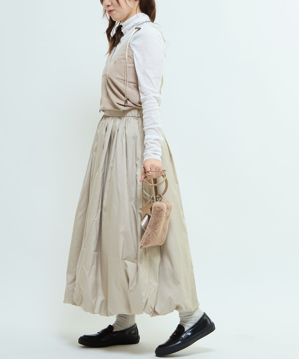 PEACH POPLIN CAMISOLE BUSTIER 詳細画像 3