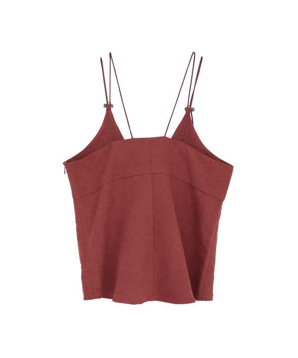PEACH POPLIN CAMISOLE BUSTIER 詳細画像 4