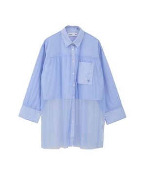 TULLE LAYERED SHIRT