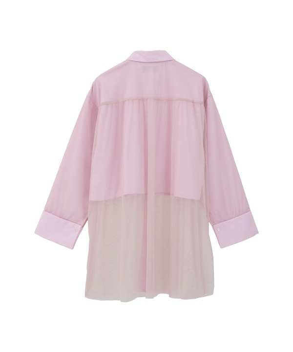 TULLE LAYERED SHIRT 詳細画像 1