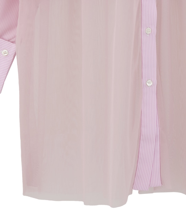 TULLE LAYERED SHIRT 詳細画像 4