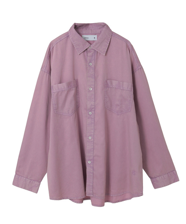 ACID WASH STAR★ PATCH OVER SHIRT 詳細画像 6