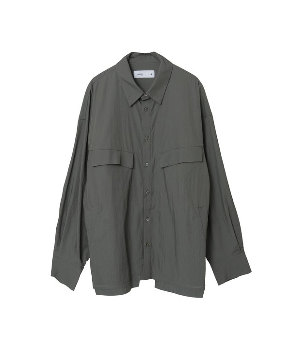 【HL】EDGE CUT OVERSIZED SHIRT 詳細画像 チャコールグレー 1