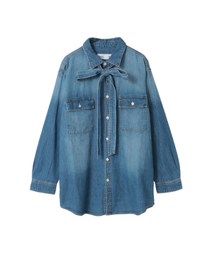 BOWTIE DENIM SHIRT