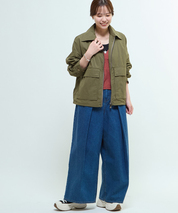 BACK SPINDLE LOGO MILITARY SHIRT JACKET 詳細画像 5
