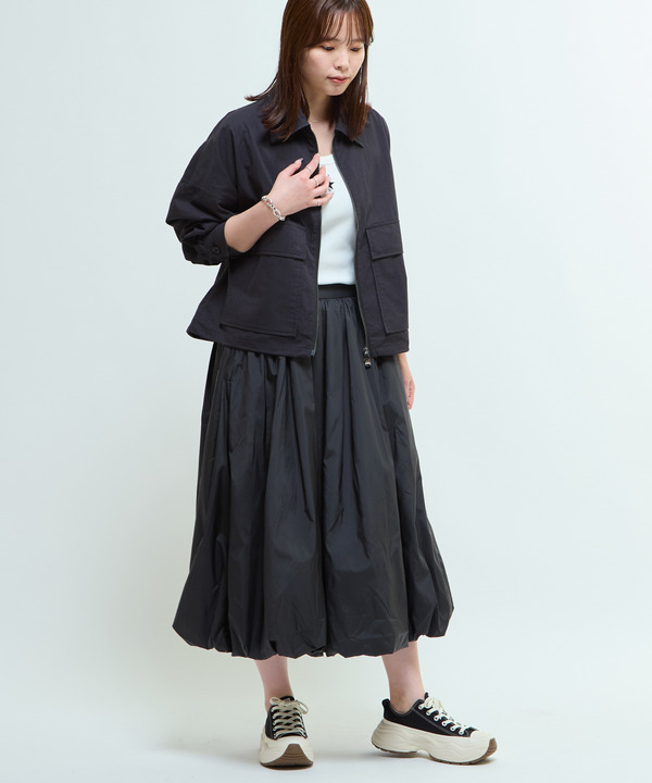 BACK SPINDLE LOGO MILITARY SHIRT JACKET 詳細画像 9