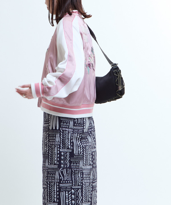 SATIN SHORT SOUVENIR JACKET 詳細画像 14
