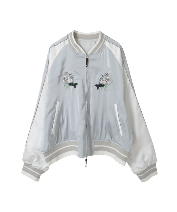 SATIN SHORT SOUVENIR JACKET 詳細画像 24