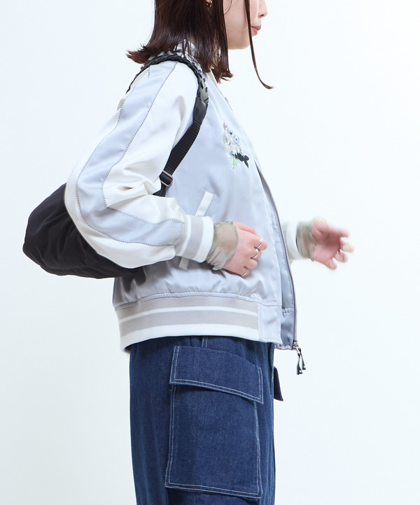 SATIN SHORT SOUVENIR JACKET 詳細画像 6
