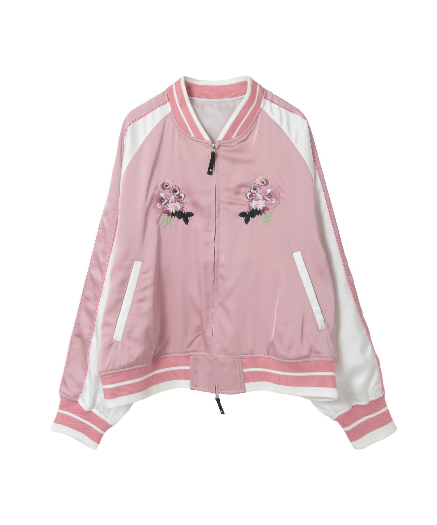 SATIN SHORT SOUVENIR JACKET｜CONVERSE TOKYO (コンバース