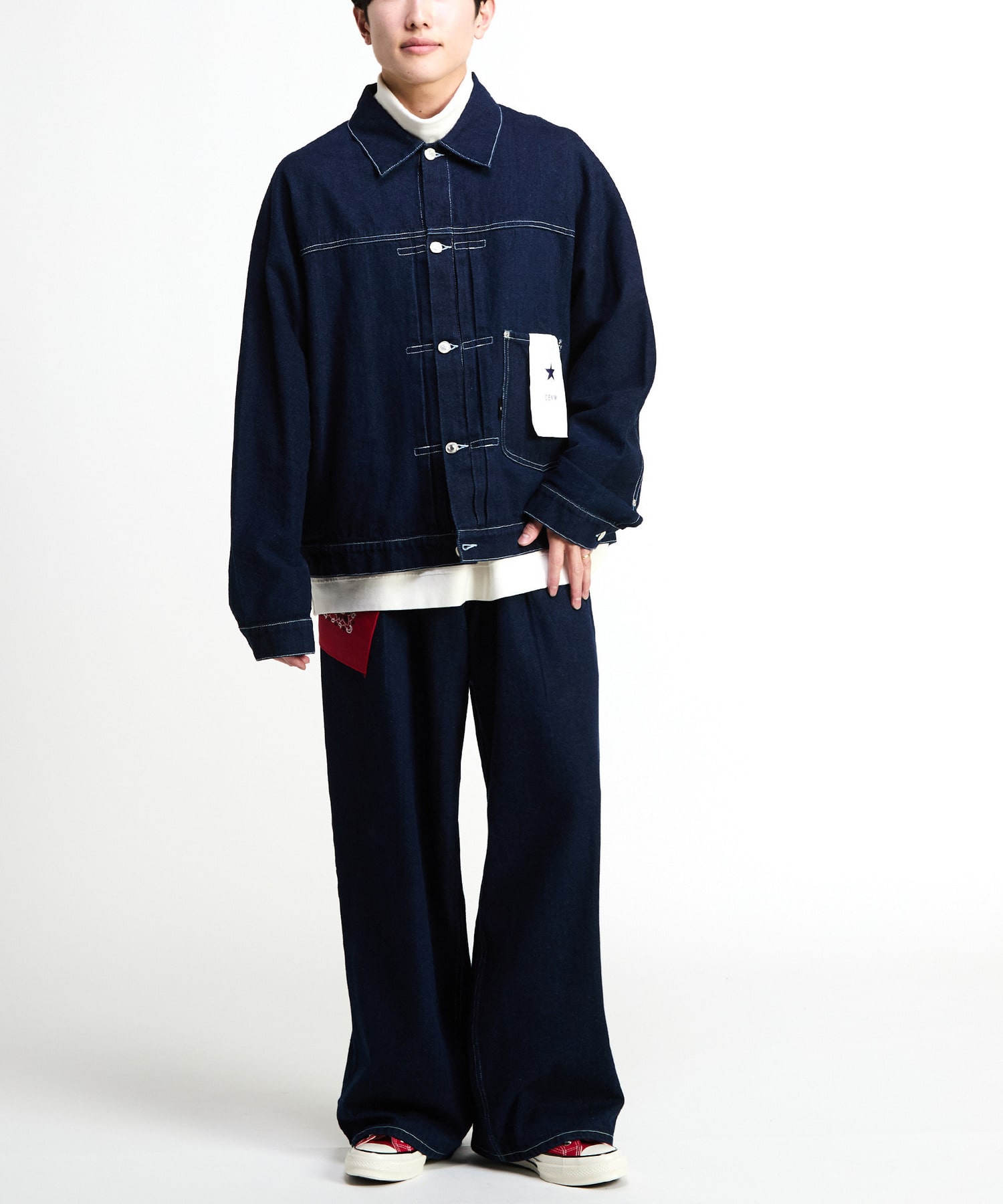 OVERSIZED DENIM JACKET (SET-UP)｜CONVERSE TOKYO (コンバース