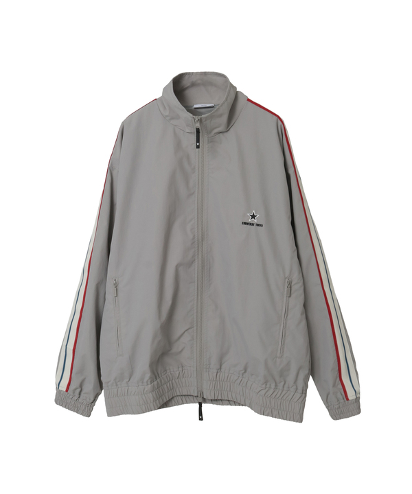 SIDE LINE NYLON TRACK JACKET(UNISEX) 詳細画像 ライトグレー 1