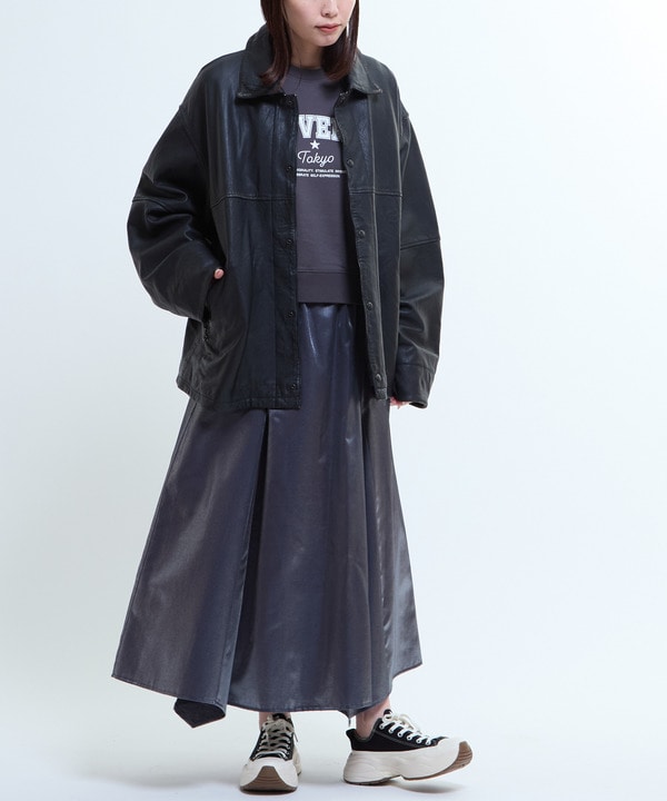 VINTAGELIKE SHEEP LEATHER JACKET 詳細画像 11